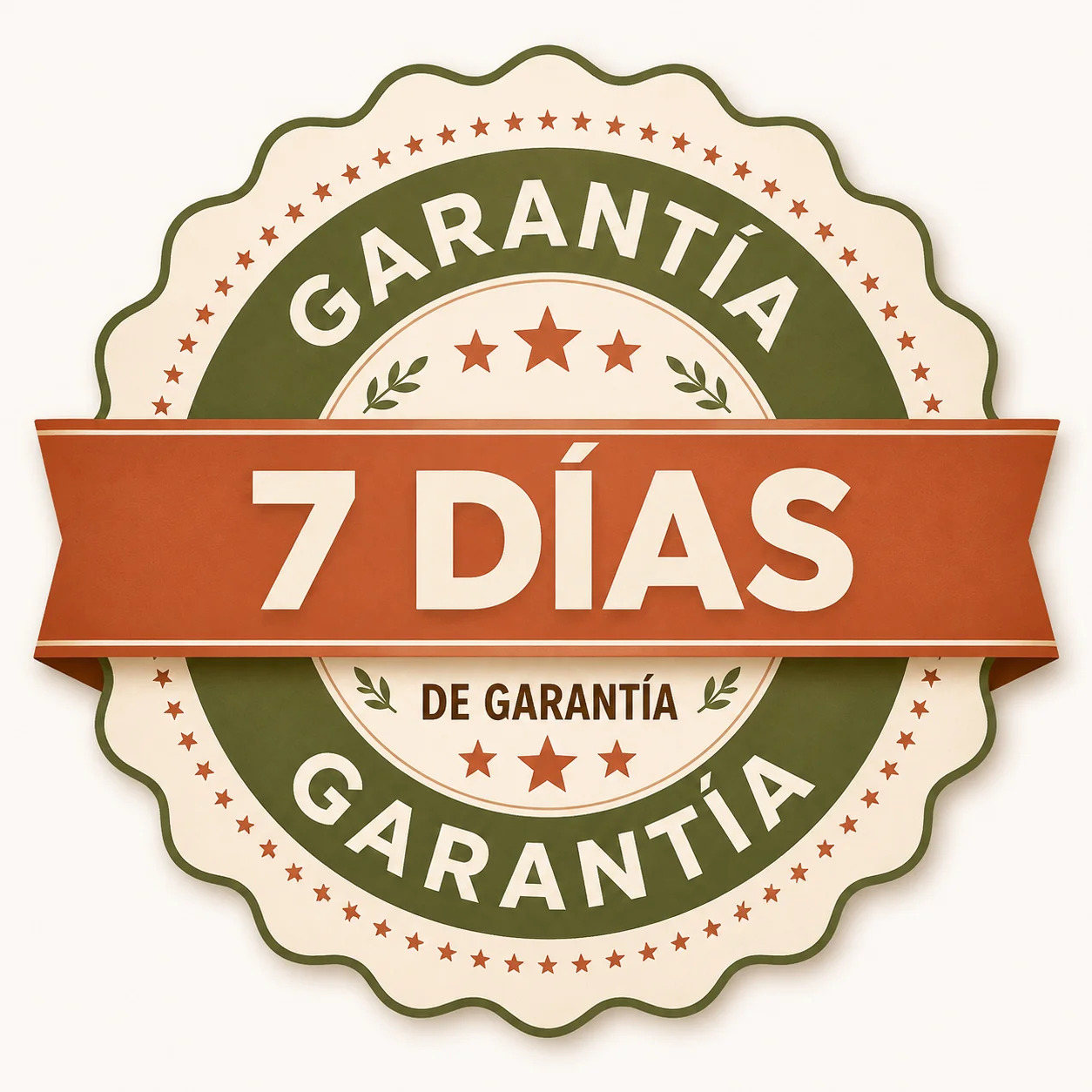Sello de 7 días de garantía de satisfacción